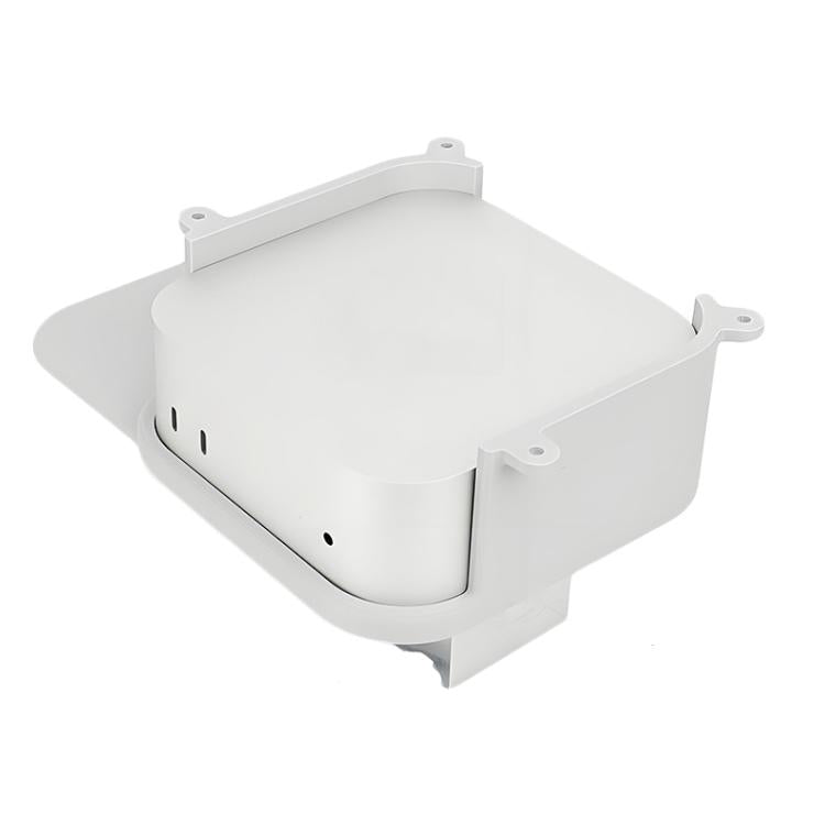 For Mac Mini M4 Under Desk Stand Hanging Wall Perforated Desktop Bracket With Screws(Gray) - MINI PC Accessories & Gadgets by PMC TechLife | Online Shopping South Africa | PMC TechLife | Buy Now Pay Later Mobicred