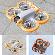 For DJI Neo CQT Impact Protection Cover + Bumper + Folding Stand + Tail Wing 4 In 1 Set(Black)