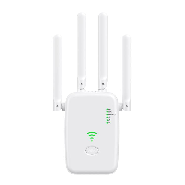 Urant U11 300Mbps 2.4G Wireless Repeater WiFi Signal Amplifier Support WPS Quick Setting US Plug White - Broadband Amplifiers by Urant | Online Shopping South Africa | PMC TechLife | Buy Now Pay Later Mobicred