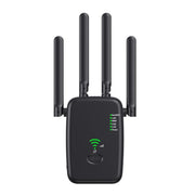 Urant U11 300Mbps 2.4G Wireless Repeater WiFi Signal Amplifier Support WPS Quick Setting US Plug Black