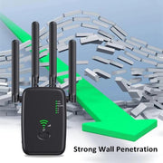 Urant U11 300Mbps 2.4G Wireless Repeater WiFi Signal Amplifier Support WPS Quick Setting EU Plug White