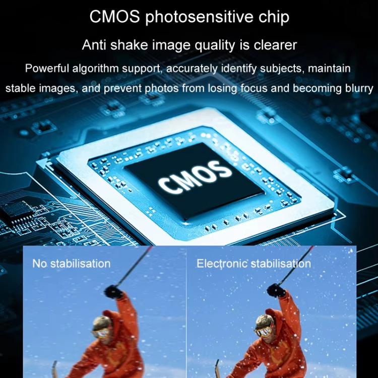 4K HD Touch Screen Digital Micro SLR Camera MP3 DSLR Camcorder 64MP Anti-Shake Vlogging Video Camera(Black) - Video Cameras by PMC TechLife | Online Shopping South Africa | PMC TechLife | Buy Now Pay Later Mobicred