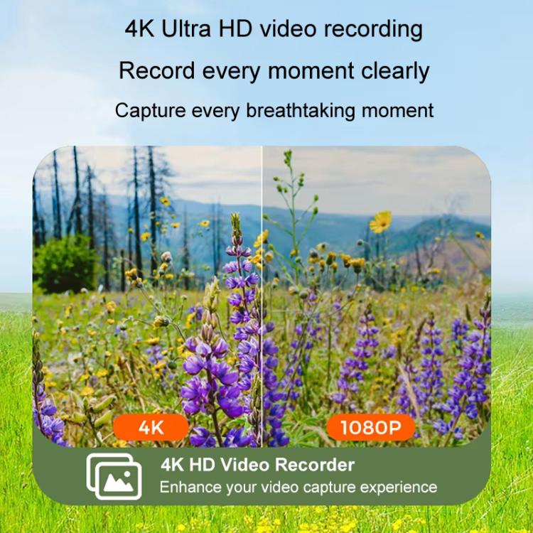 4K HD Touch Screen Digital Micro SLR Camera MP3 DSLR Camcorder 64MP Anti-Shake Vlogging Video Camera(White) - Video Cameras by PMC TechLife | Online Shopping South Africa | PMC TechLife | Buy Now Pay Later Mobicred