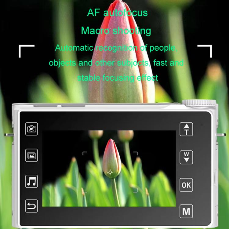 4K HD Touch Screen Digital Micro SLR Camera MP3 DSLR Camcorder 64MP Anti-Shake Vlogging Video Camera(Black) - Video Cameras by PMC TechLife | Online Shopping South Africa | PMC TechLife | Buy Now Pay Later Mobicred