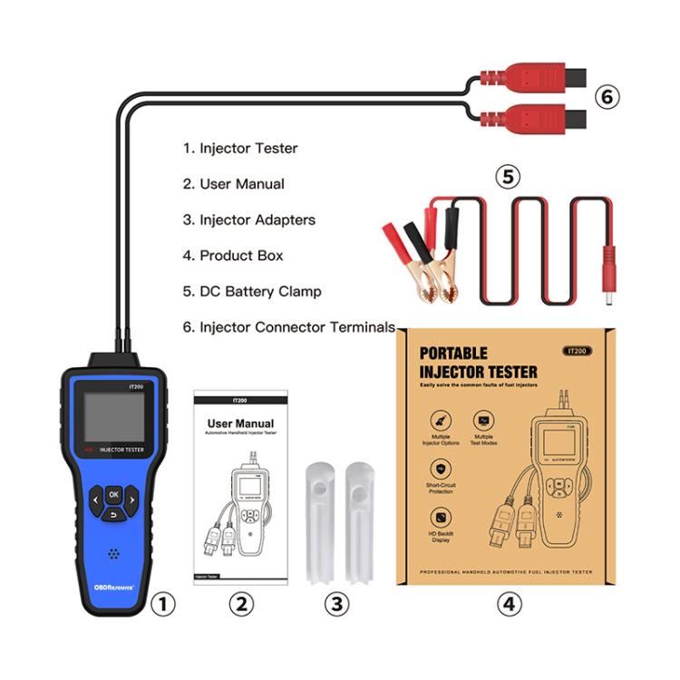 OBDResource 5V/12V Automotive Fuel Injector Custom Settings Dual Head Tester - free shipping - PMC Jewellery - Order now!
