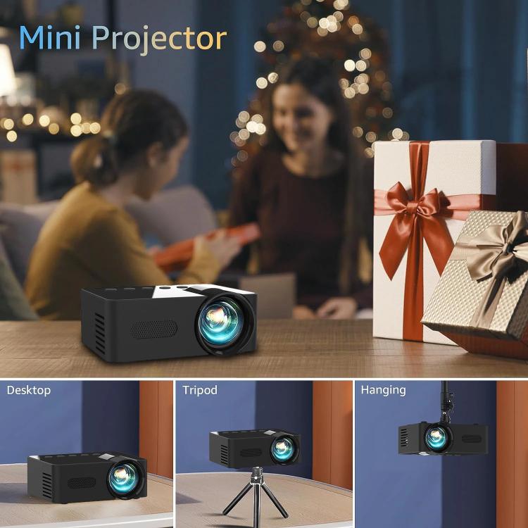 YT100 Suppor 1080P Mini Portable Projector WiFi Wireless Mirroring For IOS Android Smartphone(White) - Mini Projector by PMC TechLife | Online Shopping South Africa | PMC TechLife | Buy Now Pay Later Mobicred