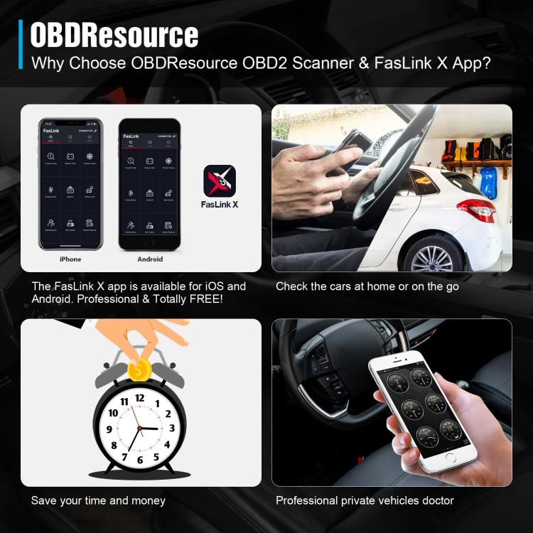 OBDResource ELM327 Car Fault Bluetooth Diagnostic Instrument Supports iO - free shipping - PMC Jewellery - Order now!