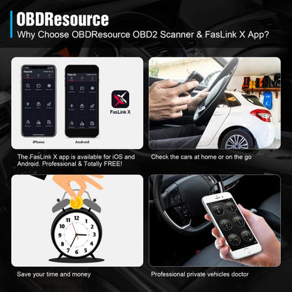 OBDResource ELM327 Car Fault Bluetooth Diagnostic Instrument Supports iO - free shipping - PMC Jewellery - Order now!