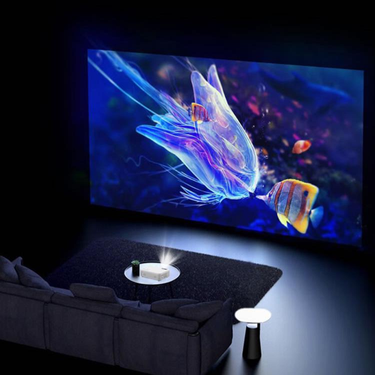 Z01 1080P 5G Bluetooth Projector Android 9.0 System Supports Mirroring Screen UK Plug - LED Projector by PMC TechLife | Online Shopping South Africa | PMC TechLife | Buy Now Pay Later Mobicred