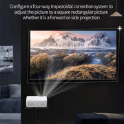 Z01 1080P 5G Bluetooth Projector Android 9.0 System Supports Mirroring Screen EU Plug