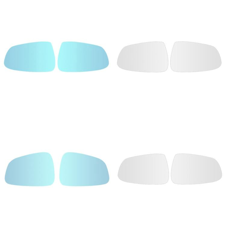 For Tesla Model S Blue Wide Field Of View Anti-glare Rearview Mirror Reversing Lens