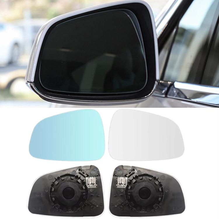 For Tesla Model X White Wide Field Of View Anti-glare Rearview Mirror Reversing Lens