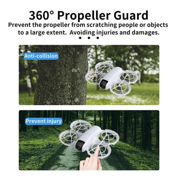 For DJI Neo CQT Blade Protector Propeller Integrated Shock Absorbing Bumper Ring