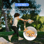 For DJI Neo CQT Drone Landing Scratch Protective Cover Prevent Finger Scratch Protective Cover Accessories, Color: Lower Gray