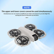 For DJI Neo CQT Drone Landing Scratch Protective Cover Prevent Finger Scratch Protective Cover Accessories, Color: Lower Gray