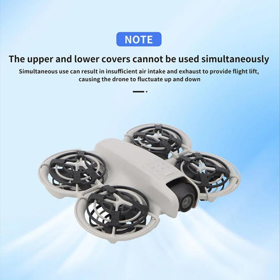 For DJI Neo CQT Drone Landing Scratch Protective Cover Prevent Finger Scratch Protective Cover Accessories, Color: Lower Black