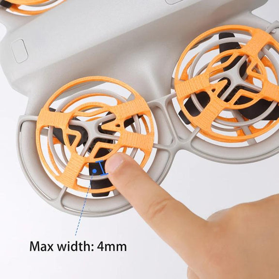 For DJI Neo CQT Drone Landing Scratch Protective Cover Prevent Finger Scratch Protective Cover Accessories, Color: Upper Gray
