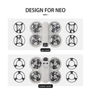 For DJI Neo CQT Drone Landing Scratch Protective Cover Prevent Finger Scratch Protective Cover Accessories, Color: Lower Gray