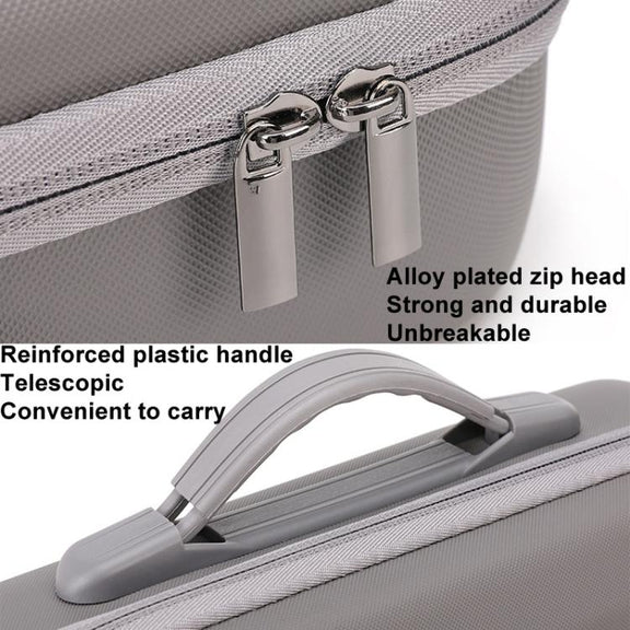 For DJI Neo Fly More Combo BKANO Storage Bag Hard Shell Shoulder Bag(Gray)