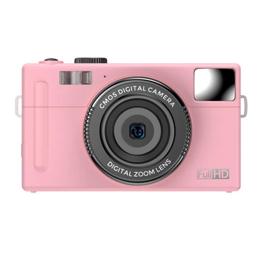 AMKOV CD-R1 24MP HD Pixel Shooting Student Camera 1080P Video Recording CCD Photo Video HD Camera(Pink) - free shipping - PMC Jewellery - Order now!
