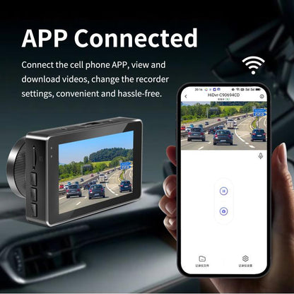 4K+1080P Driving Recorder Dual Front & Rear Recording WIFI Reversing Images(X16) - Car DVRs by PMC Jewellery | Online Shopping South Africa | PMC Jewellery | Buy Now Pay Later Mobicred