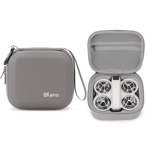 For DJI Neo BKANO Portable PU Handheld Storage Bag(Gray)