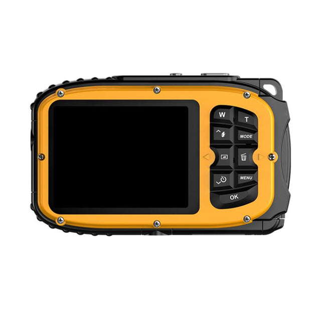 IP68 5m Water-resistant Sports Digital Camera Kids Student DV Camera(Yellow)