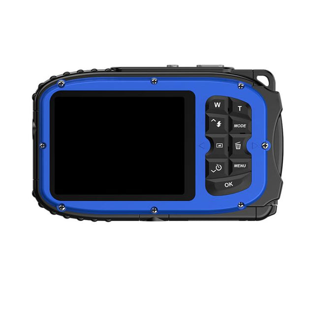 IP68 5m Water-resistant Sports Digital Camera Kids Student DV Camera(Blue)