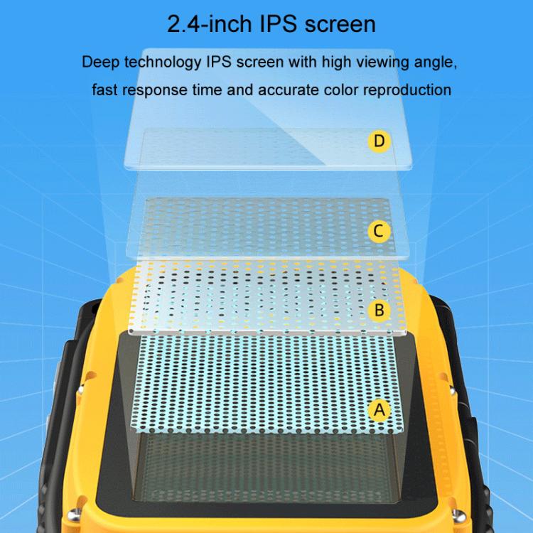 IP68 5m Water-resistant Sports Digital Camera Kids Student DV Camera(Yellow)