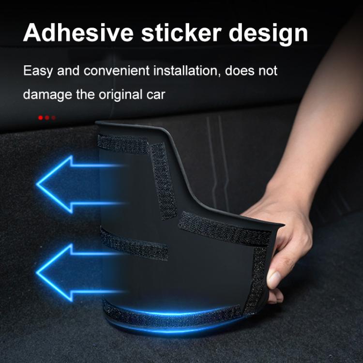 For Tesla Model Y Rear Seat One-Piece Full-Cover Anti-Kick Pads Guard Pad Decoration(4pcs /Set) - Seat Accessories by PMC TechLife | Online Shopping South Africa | PMC TechLife | Buy Now Pay Later Mobicred