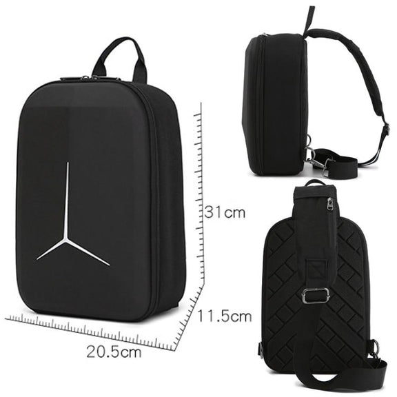 For DJI Neo BKANO NE-005 Portable Shoulder Bag Organiser Chest Bag(Black)