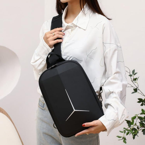 For DJI Neo BKANO NE-005 Portable Shoulder Bag Organiser Chest Bag(Black)