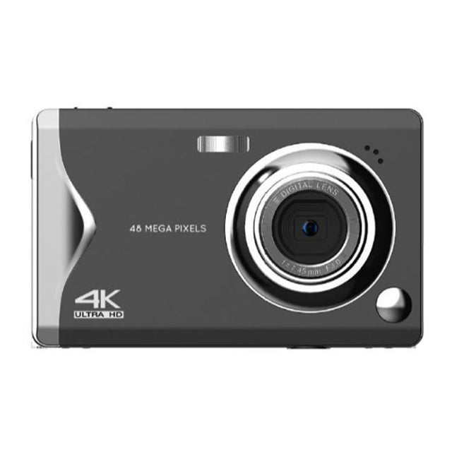 4K HD 3.0-Inch IPS Screen Autofocus HD Digital Camera Student DV Camera SLR(Black)