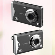 4K HD 3.0-Inch IPS Screen Autofocus HD Digital Camera Student DV Camera SLR(Black)