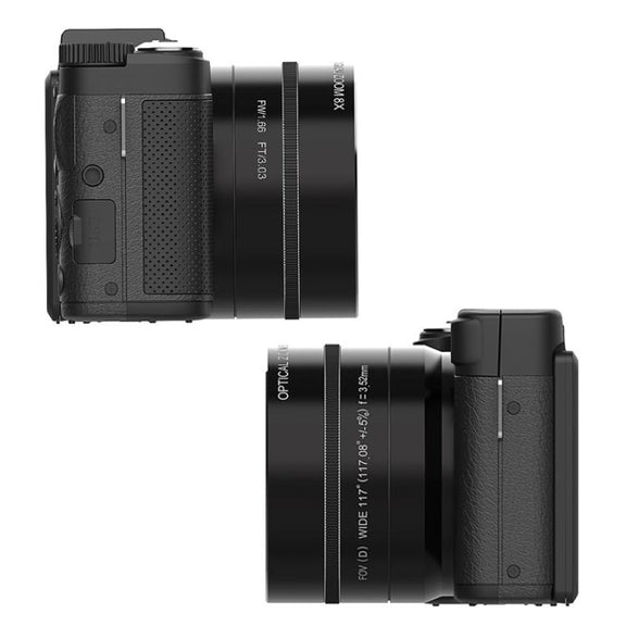 Micro SLR 5X Optical Zoom / 8X Digital Zoom Digital Camera 48MP HD Shooting VCR Photo Camera(Black)