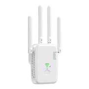 Urant U11 1200Mbps 2.4G&5.8G Wireless Repeater WiFi Signal Amplifier Support WPS Quick Setting UK Plug White