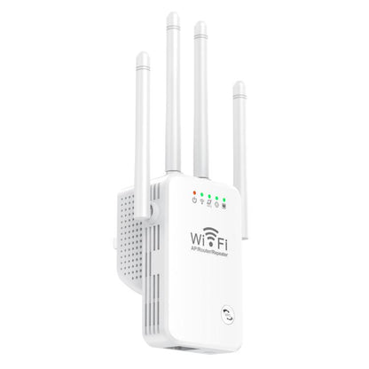 Urant U9 300Mbps 2.4G Wireless Repeater WiFi Signal Amplifier Support WPS Quick Setting EU Plug White - Broadband Amplifiers by Urant | Online Shopping South Africa | PMC Jewellery | Buy Now Pay Later Mobicred