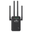 Urant U9 300Mbps 2.4G Wireless Repeater WiFi Signal Amplifier Support WPS Quick Setting US Plug Black - free shipping - PMC TechLife - Order now!