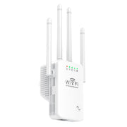 Urant U9 300Mbps 2.4G Wireless Repeater WiFi Signal Amplifier Support WPS Quick Setting AU Plug White
