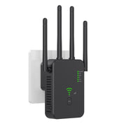 Urant U10 1200Mbps 2.4G & 5.8G Wireless Repeater WiFi Signal Amplifier With 4 Antenna UK Plug Black