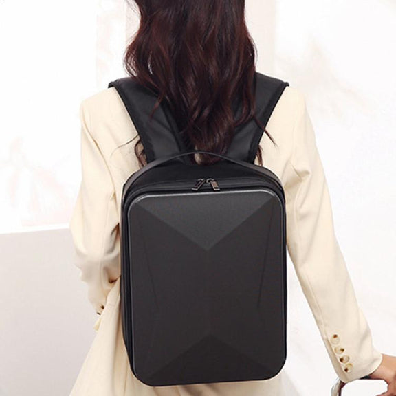 For DJI Air 3S BKANO A3-007 Organizer Backpack Hard-shell Shoulder Bag(Black)