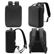 For DJI Air 3S BKANO A3-007 Organizer Backpack Hard-shell Shoulder Bag(Black)