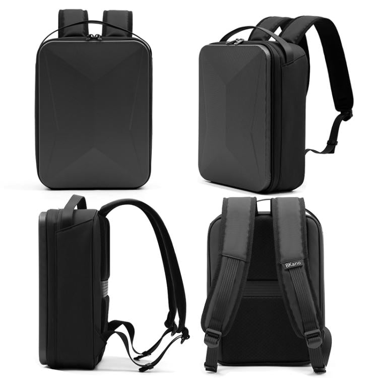 For DJI Air 3S BKANO A3-007 Organizer Backpack Hard-shell Shoulder Bag(Black)