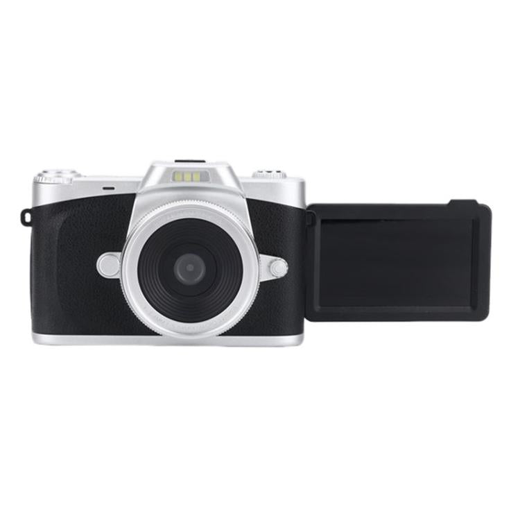 68MP Digital Camera Student CCD Travel Portable Retro Women Starter Flip Screen Card Camera(Black Standard+Android OTG Card Reader) - Video Cameras by PMC TechLife | Online Shopping South Africa | PMC TechLife | Buy Now Pay Later Mobicred