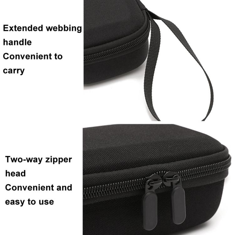 For Insta360 Ace / Ace Pro / Ace Pro 2 BKANO AC-001 Organizer Hard-shell Clutch Bag(Black)
