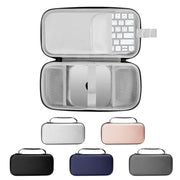 For Mac Mini M4 / M4 Pro Storage Bag Carrying Case Can Store Keyboard, Mouse(White)