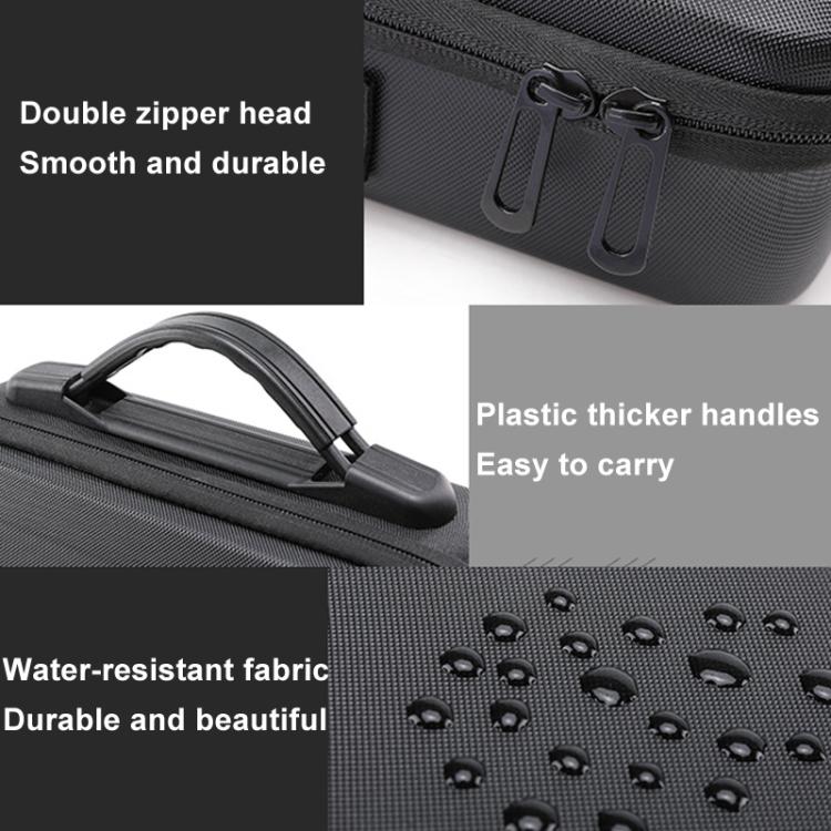 For Insta360 X4 BKANO INX4-002 Shoulder Handheld Storage Bag Crossbody Bag(Black)