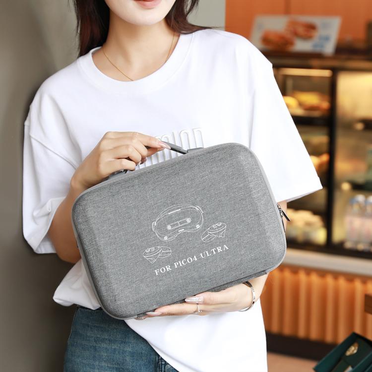 For PICO 4 Ultra BKANO P4U-001 VR Glasses Organizer Handheld Shoulder Bag(Gray) - free shipping - PMC TechLife - Order now!