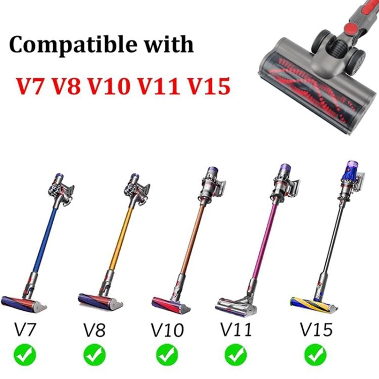 For Dyson V7 / V8 / V10 / V11 / V15 Vacuum Cleaner Floor Brush Carbon Fiber Attachment, Spec: Type 1 - For Dyson Accessories by PMC TechLife | Online Shopping South Africa | PMC TechLife | Buy Now Pay Later Mobicred