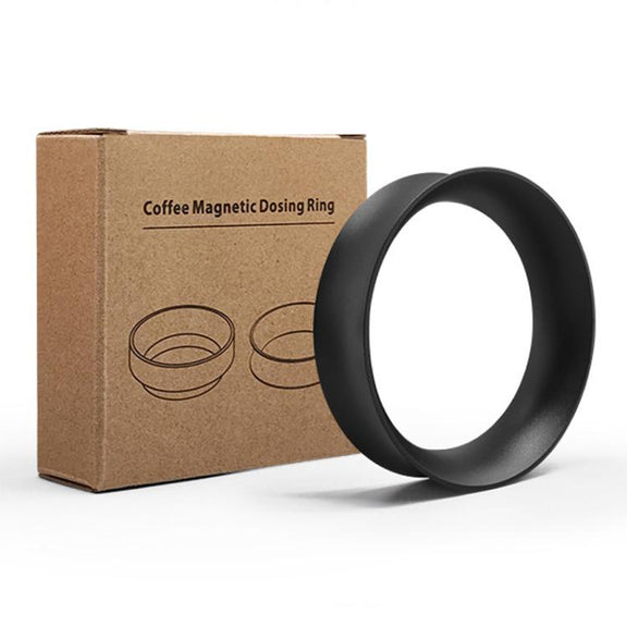 51mm Heightened Coffee Handle Powder Catch Magnetic Ring(Silver)